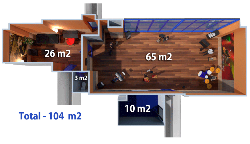Configuración 104 m²